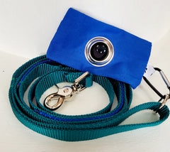 Green with Blue Leash