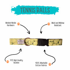 Tennis Balls Pet Collar
